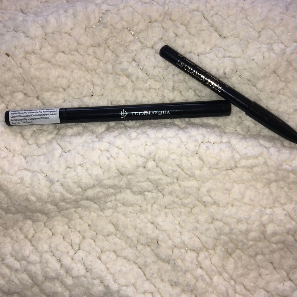 liquid eyeliner and pencil